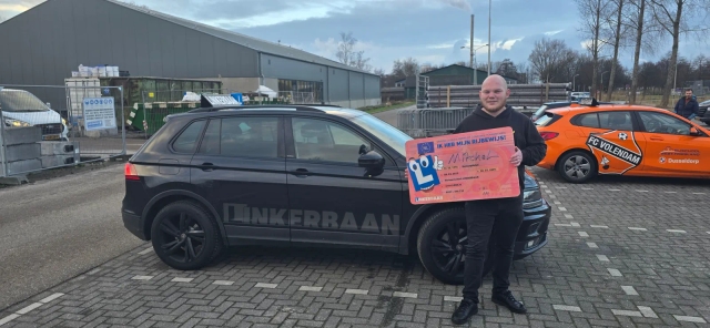 Mitchel is geslaagd bij Verkeersschool Linkerbaan